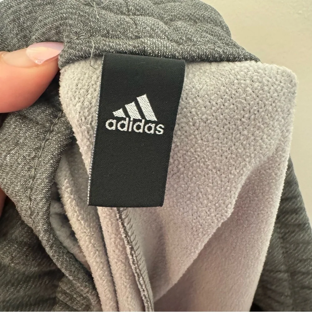 Adidas Cropped Track Pants Gray